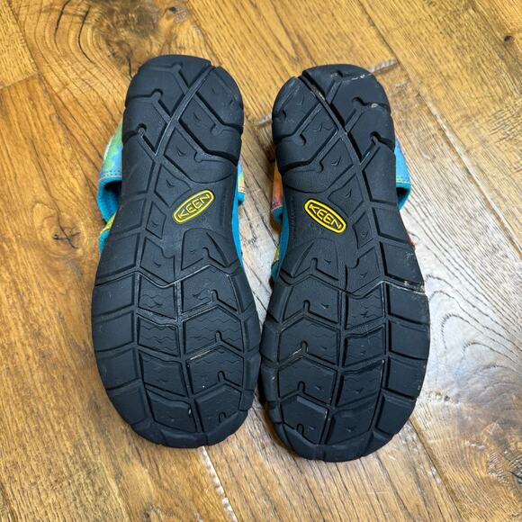 Keen Newport H2 Sandals Youth Sz 3 Rainbow Tie Dye Sport Hiking Water Shoes - Picture 6 of 6